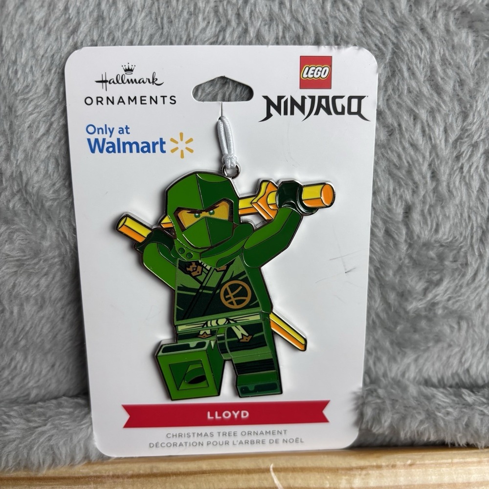Hallmark LEGO Ninjago Minifigure Lloyd Green Ninja Christmas Tree Ornament Metal